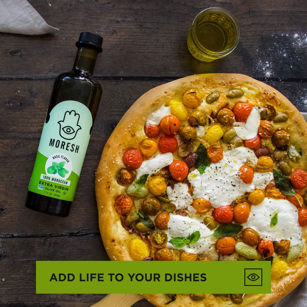 
                  
                    Moresh Basil Flavored Olive Oil
                  
                