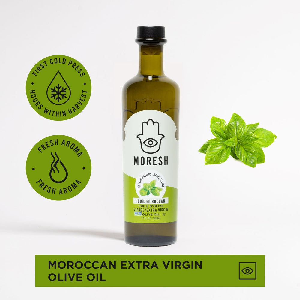 
                  
                    Moresh Basil Flavored Olive Oil
                  
                