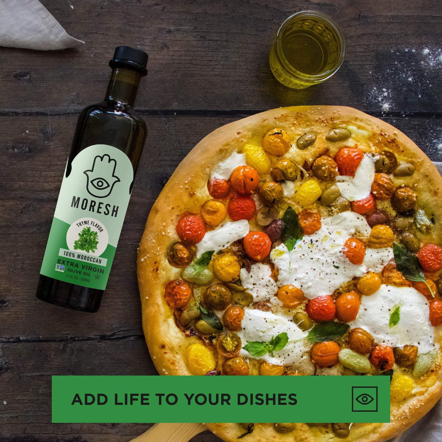 
                  
                    Moresh Thyme Flavored  Olive Oil
                  
                