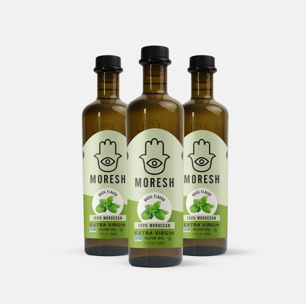 
                  
                    Moresh Basil Flavored Olive Oil
                  
                