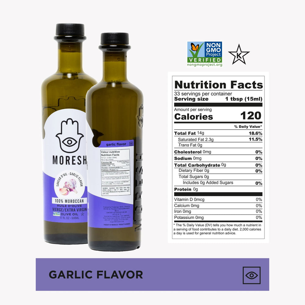 
                  
                    Moresh Garlic Flavored Olive Oil
                  
                