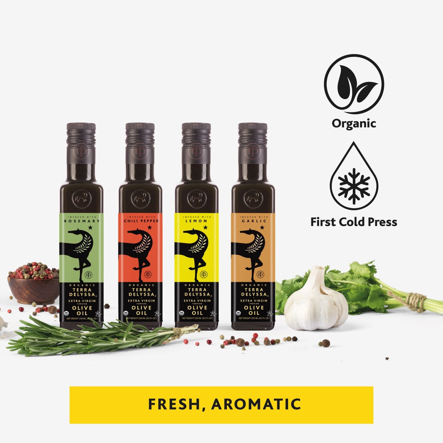 
                  
                    Organic Infused Extra Virgin Olive Oil Set
                  
                